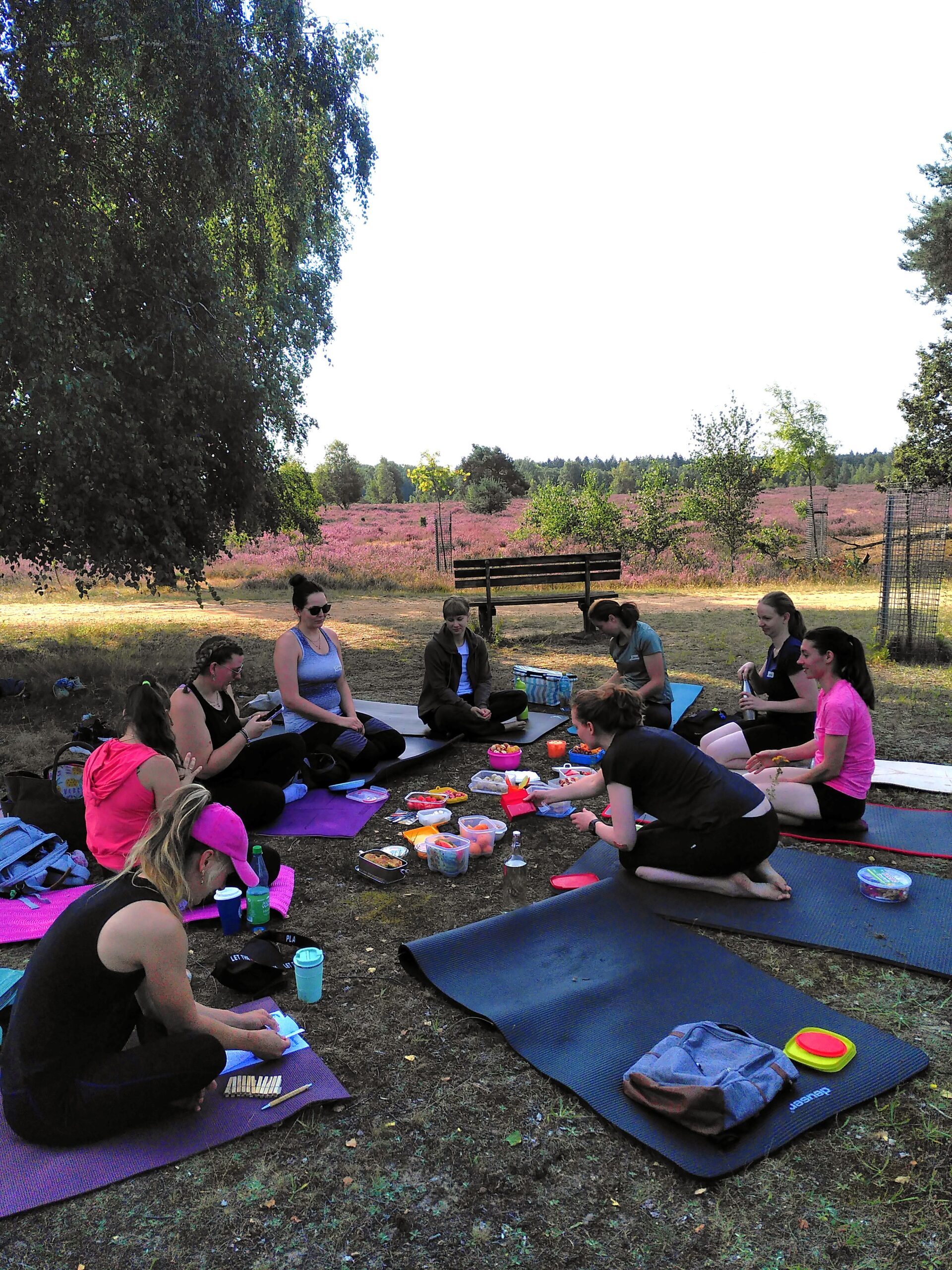 Pilates und Plattschnacken